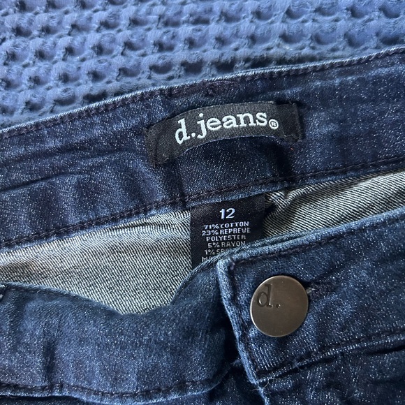 d. jeans Dark Blue Flare Jeans, Comfortable and stretchy. - Picture 3 of 4
